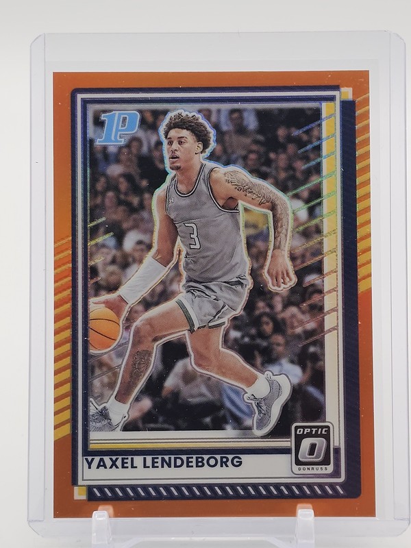 YAXEL LENDEBORG 2025-26 DONRUSS OPTIC ORANGE PRIZM /175 #75 BASKETBALL Q3694