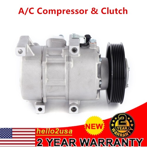 A/C Compressor With Clutch – Fits 2006-2011 Kia Rio 1.6L (Unbranded, 3-Year Warranty)