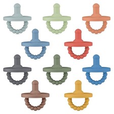 Cutie PAT Pacifier Teether 10 Pack - Assorted Colors