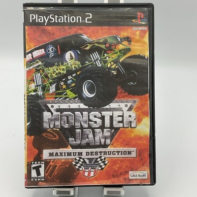 Monster Jam-Maximum Overdrive PlayStation 2(CASE&COVER ART NOT ORIGINAL)TESTED
