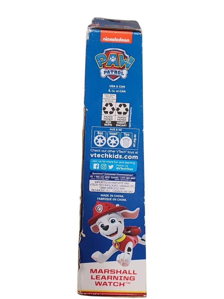 Vtech Paw Patrol Marshall Learning Watch -RED NEW - Image 4 of 4