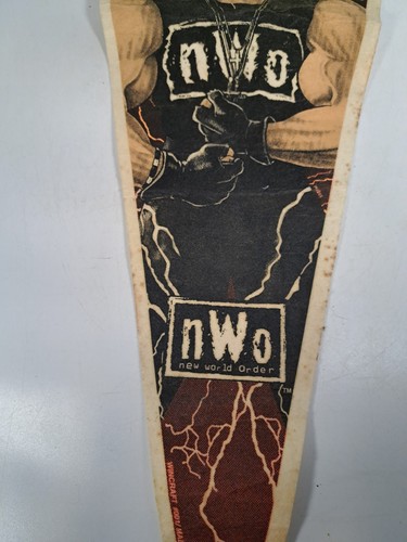 Vintage Wincraft Sports NWO Hollywood Hulk Hogan WCW WWF Wrestling Pennant Flag - Bild 3 von 5