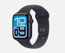 New Apple SE (3rd Gen) Midnight 44mm Waterproof Smart Watch Cellular (2025)