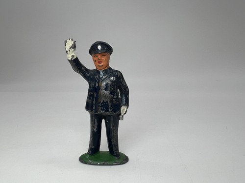 Barclay Policeman Police Officer Train Figure 3.25" Poor Condition