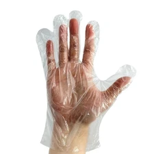 Disposable Polyethylene Food Service Gloves High Density Select Size Pieces