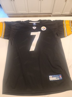 Reebok NFL Pittsburgh Steelers Ben Roethlisberger #7 Jersey Size 52