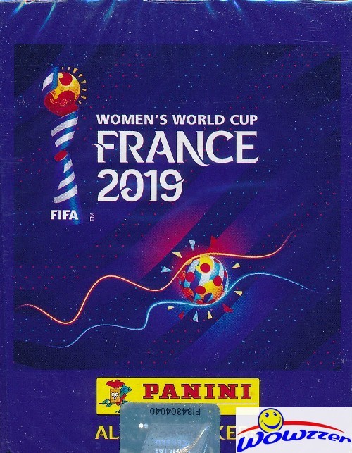 2019 Panini FIFA Women’s World Cup Soccer France 50 Pack Sealed Box-250 Stickers