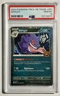 Gengar 057/091 PSA 10 •x4 SWIRLS/HOLOBLEED• Stamped S&V: Trick or Trade 2024