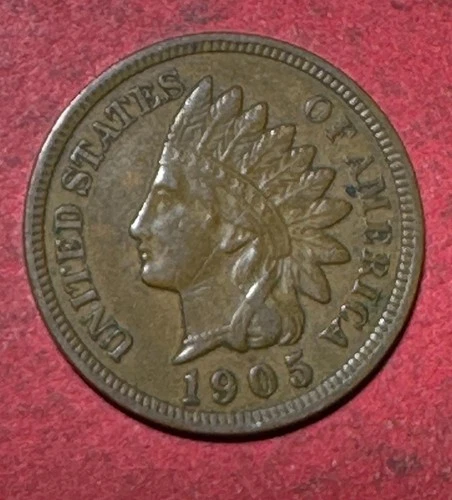 1905 US Indian Head Cent! XF Details! SHARP! Nice! Old US Coin!