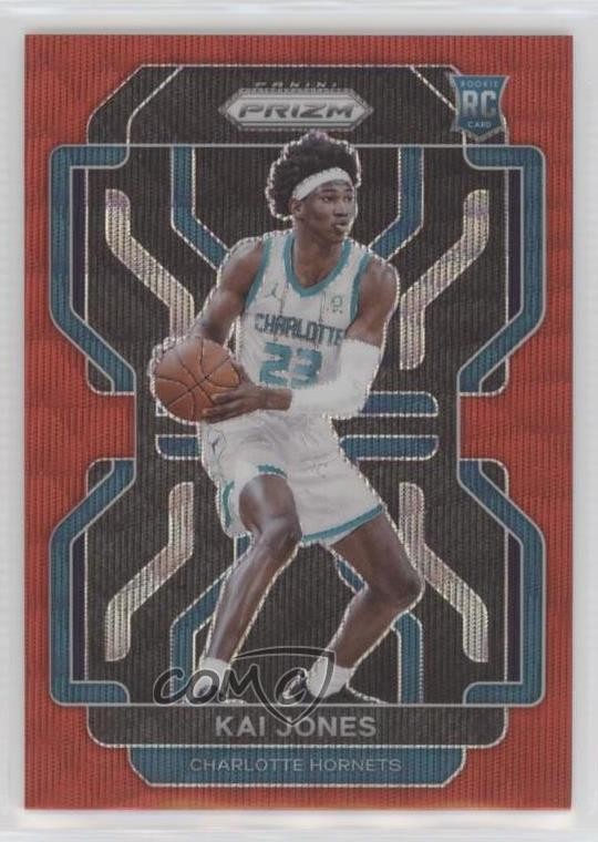 2021-22 Panini Prizm Ruby Wave Prizm Kai Jones #323 11es