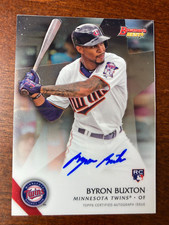 2015 Bowman's Best Auto Byron Buxton Autograph