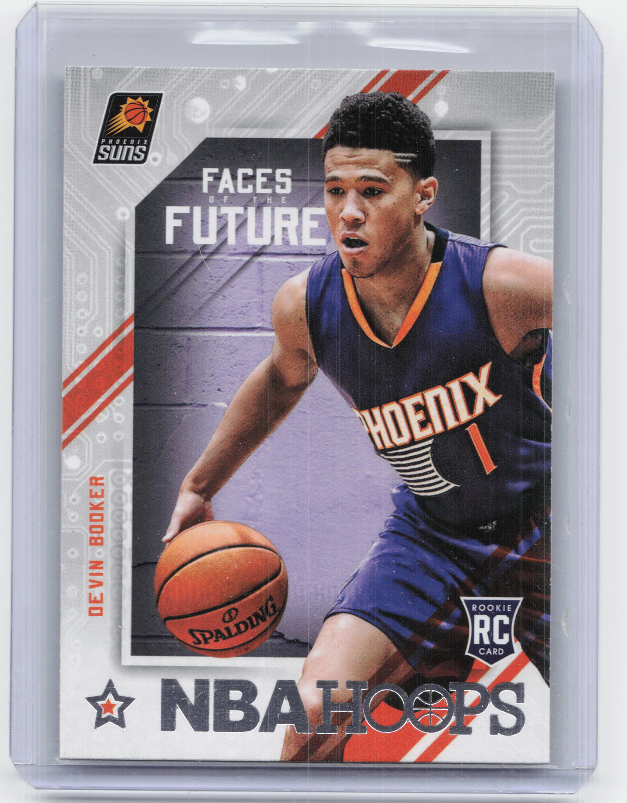 2015-16 Hoops #11 Devin Booker Faces of the Future