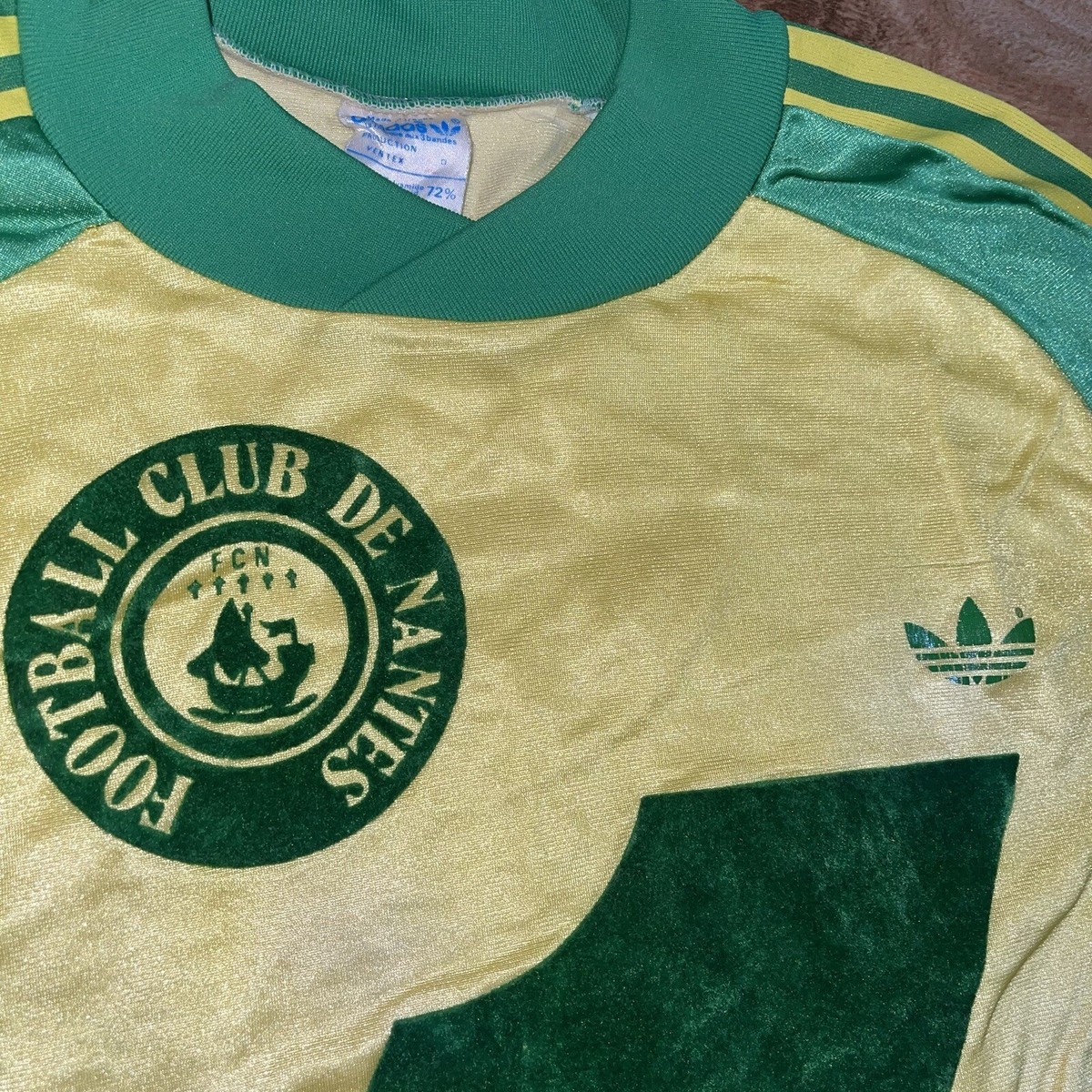 FCナント｜FC Nantes｜1980-81｜ adidas サッカーシャツ FCナント｜FC Nantes｜1980-81｜ adidas サッカーシャツ 1980-81