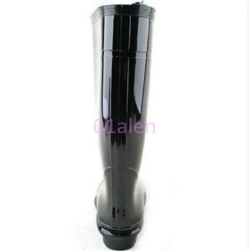 Men's Knee High Rubber Galoshes Wellies Wellington Boot Waterproof Rain Boots Sz - Image 4 of 4