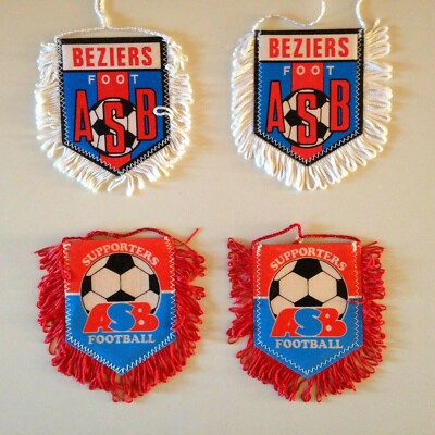 Lot De 9 Fanions De Foot Vintage - Décoration Sportive Rétro