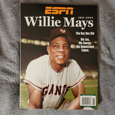 WILLIE MAYS 1931 - 2024 ~ ESPN MAGAZINE 2024 ~ Sports Life Time sport MLB