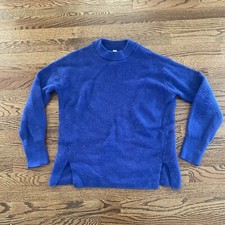 Lululemon Merino Wool Crew Neck Sweater Size 4 Ribbed Long Warm