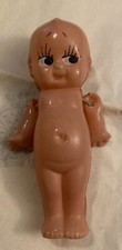 Celluloid Kewpie Doll Occupied Japan, Moveable Arms, Red/brown Hair Angel Wings