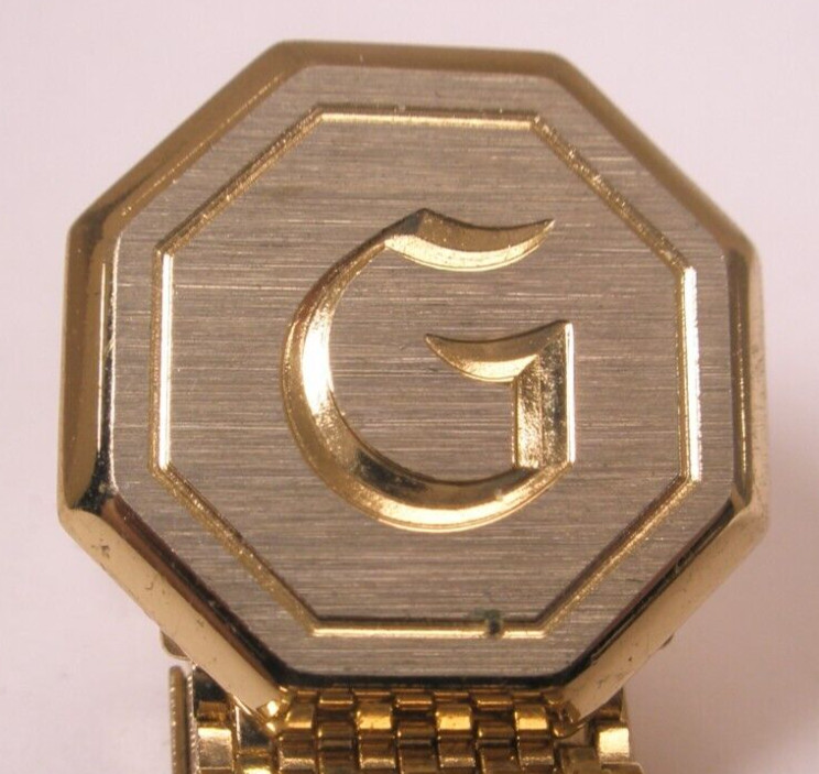 M Monogram Initial SINGLE Vintage WRAPAROUND Cuff… - image 2