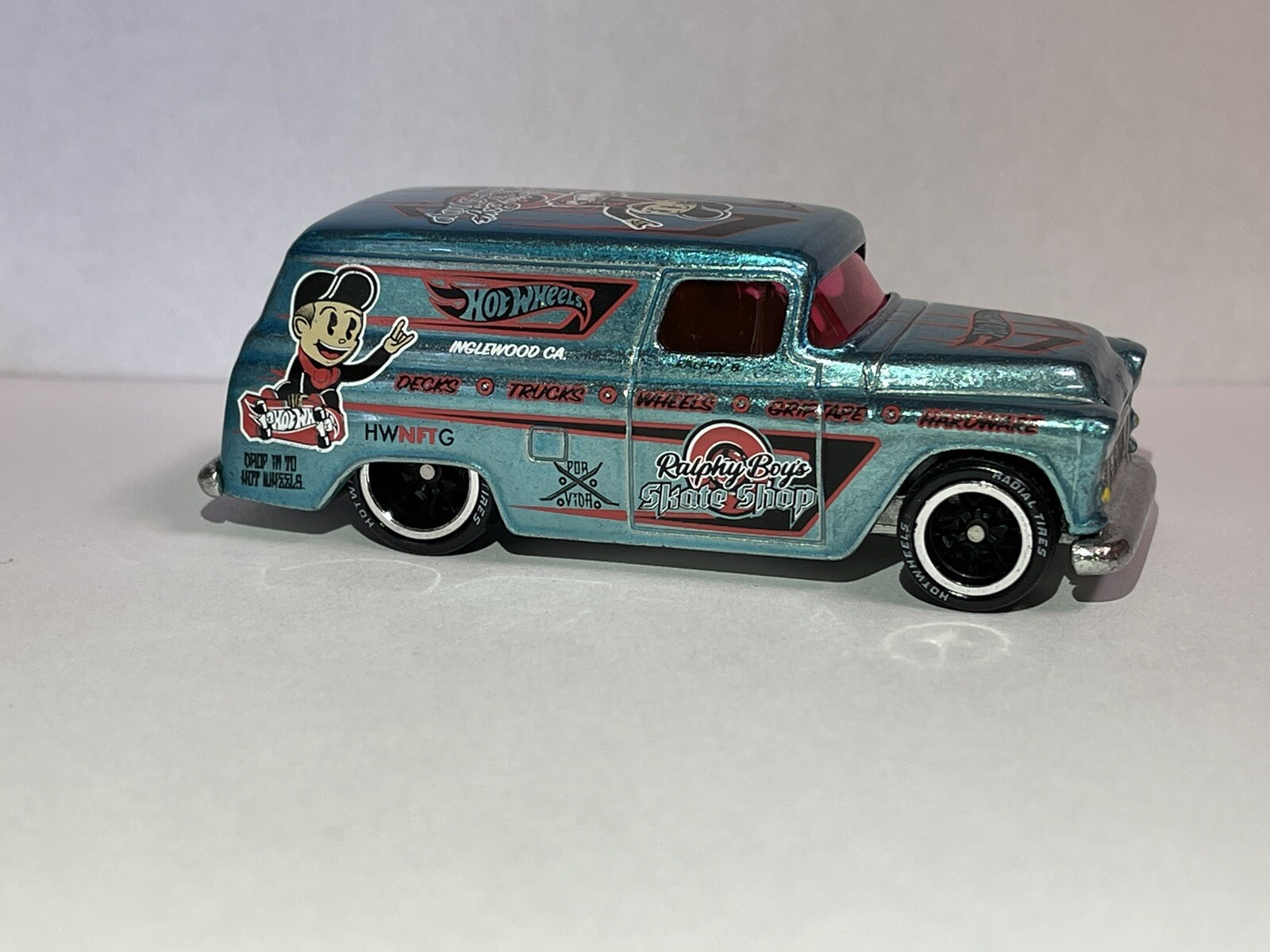 Hot Wheels NFTH Garage series 5 ‘55 Chevy Panel Unspun Preproduction