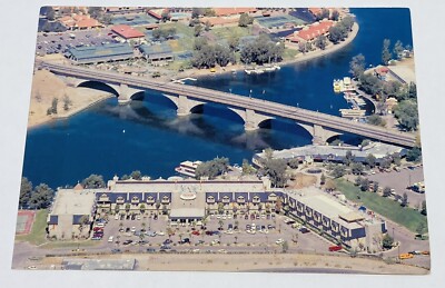 Vintage Postcard Colorado River Lake Havasu City Arizona London Bridge View P2