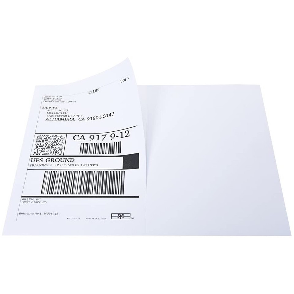 Etichette EcoSwift 8.5x5.5 Etichette Per Spedizioni EcoSwift, Formato Mezzo Foglio (8,5x5,5 Cm), Per EBay E PayPal, Da 2 A 20.000 Pezzi Etichette Ebay Paypal - Foto 7