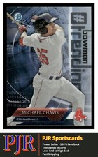 2018 Bowman ##-MC Michael Chavis Boston Red Sox Chrome Bowman Hashtag Trending