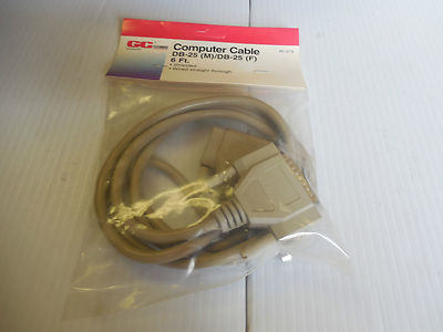 p＊＊＊-m＊＊＊ NEW GC COMPUTER CABLE 45-379 45379 DB-25 DB25 6' | eBay