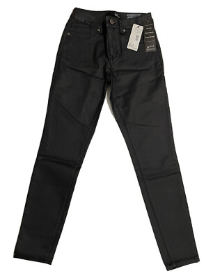 Wide Leg Jeans 1822 Denim Black 1822 Denim High Waist Pull-On Slim