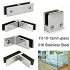 <!--F#f_0-->Glass Clamp Stainless Steel 316 Bracket for Glass Balustrade Railing Pool Fence<!--F/-->