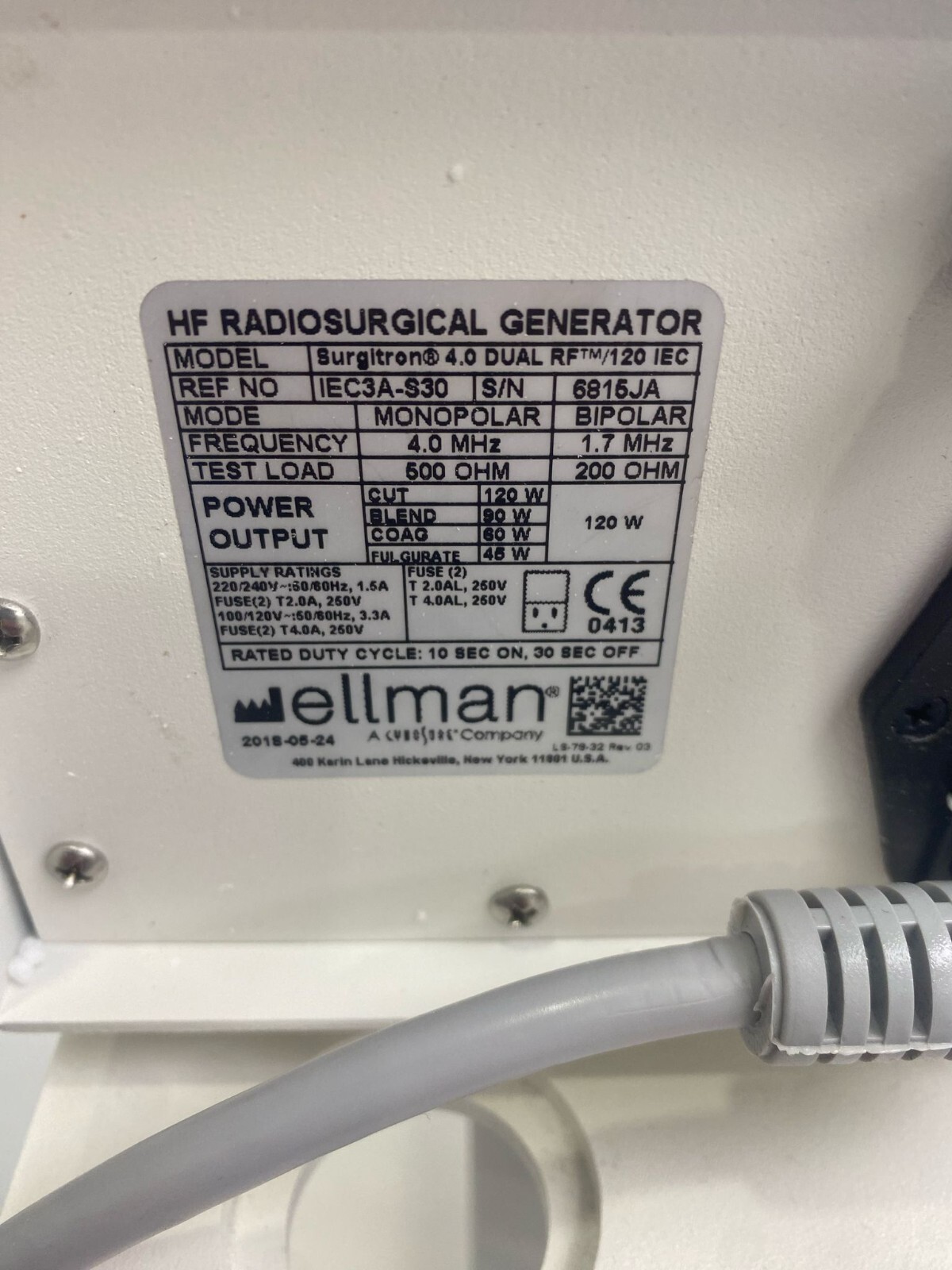 Ellman 120 EMC 4.0 MHZ System