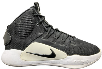 Nike Hyperdunk X Lace Up Basketball Shoes AR0467-001 Black White Men's 7.5