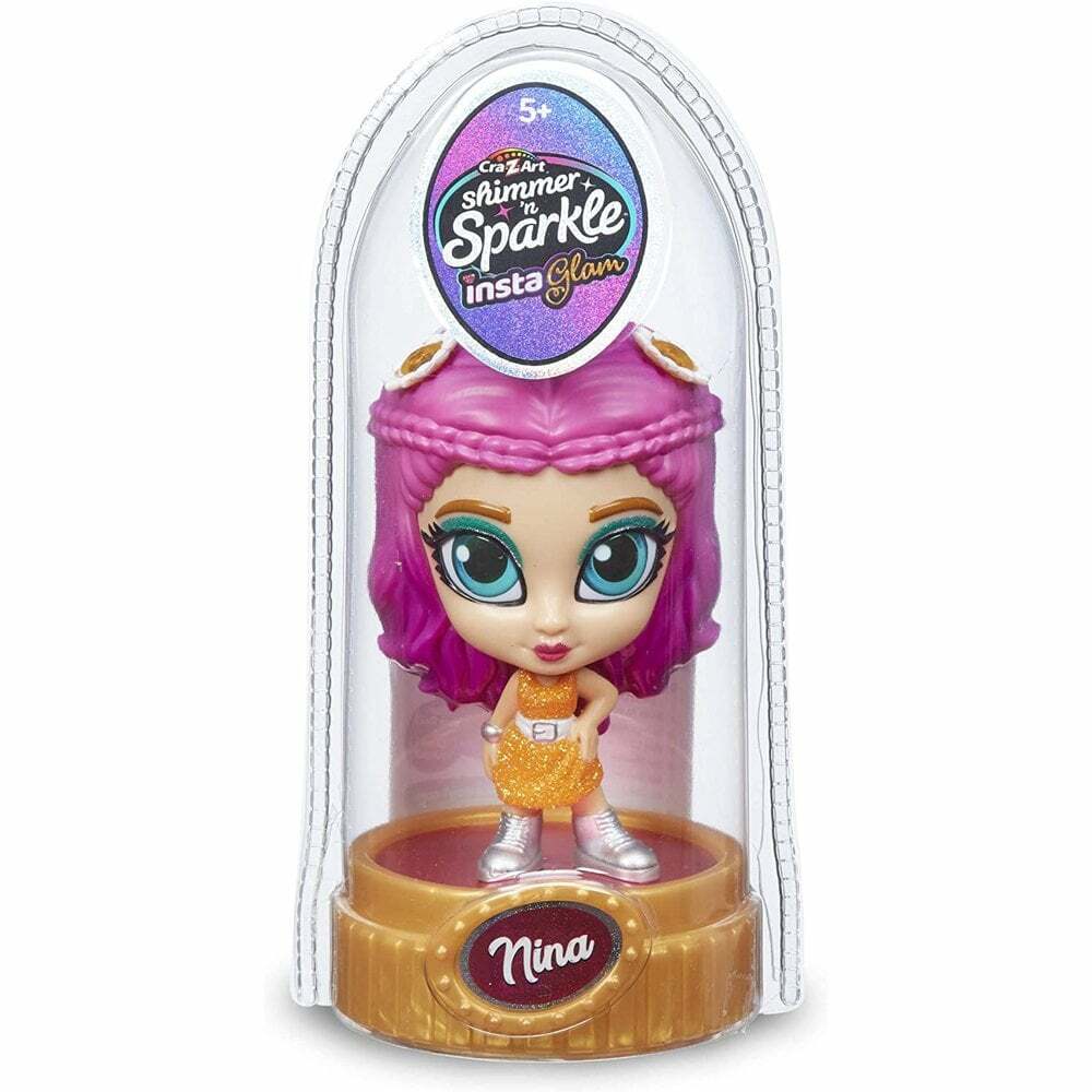 cra-Z-art Shimmer n Sparkle InstaGlam Doll - Nina in Makeup Compact