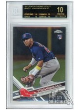 Yoan Moncada 2017 Topps Chrome Update RC Card #HMT41 BGS 10 Pristine Black Label