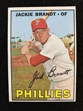 1967  TOPPS # 142 JACKIE BRANDT  C 1145