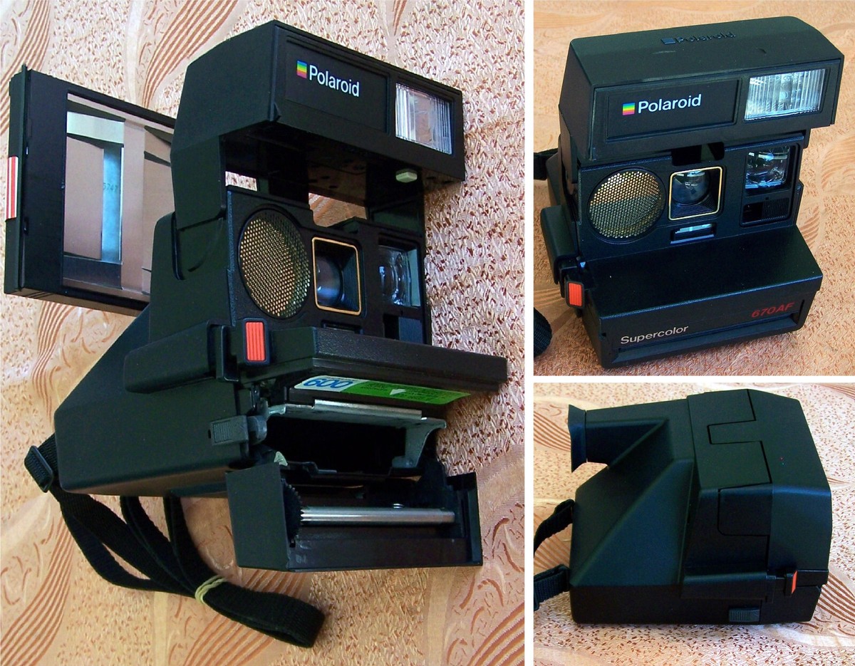 Polaroid 670 AF SUPERCOLOR Instant Camera Color 600 type Film