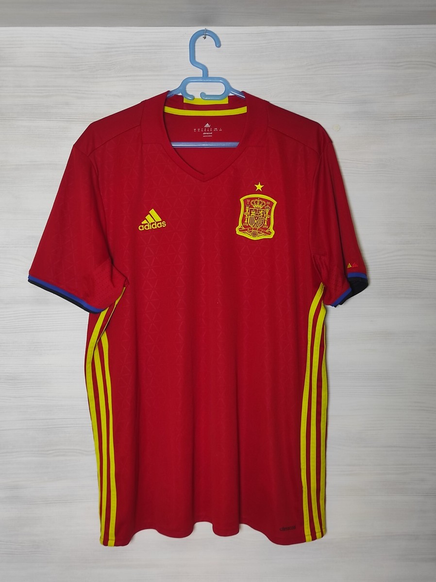 SPAIN NATIONAL TEAM 2015-16 HOME SHIRT ADIDAS AI4411 JERSEY SOCCER