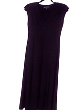 JONES NEW YORK LADY'S DRESS 2 BLACK PLEATED AT BREAST NWT