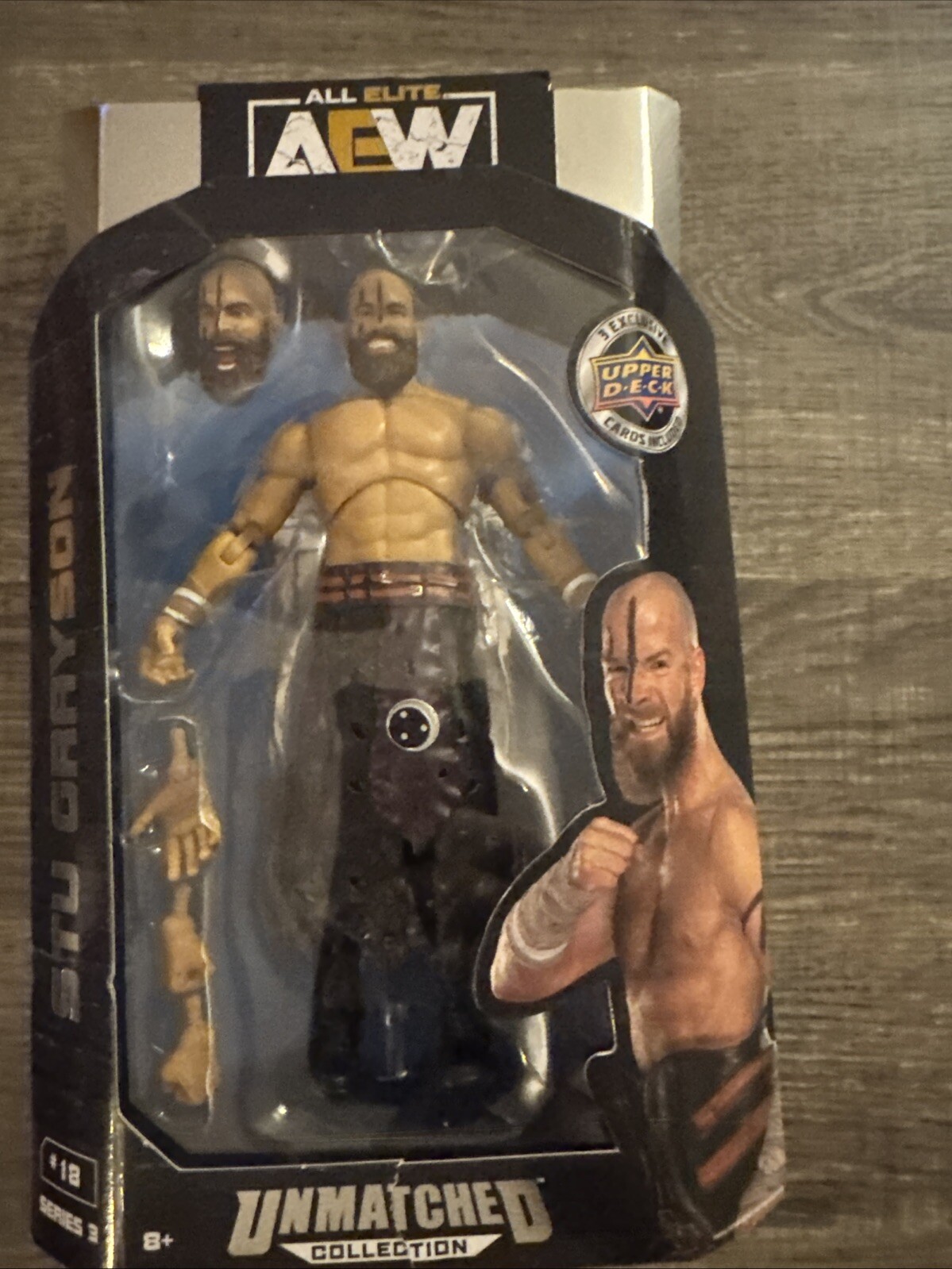 AEW All Elite Wrestling Stu Grayson #18 Series 3 Unmatched Collection Figure