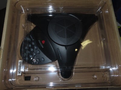 Poly 2200-15100-001 SoundStation2 Analog Conference Phone - New Open, Never Used