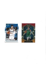TYRELL TERRY LOT (2) 2020-21 SELECT RED WHITE & ORANGE SHIMMER, RATED ROOKIE