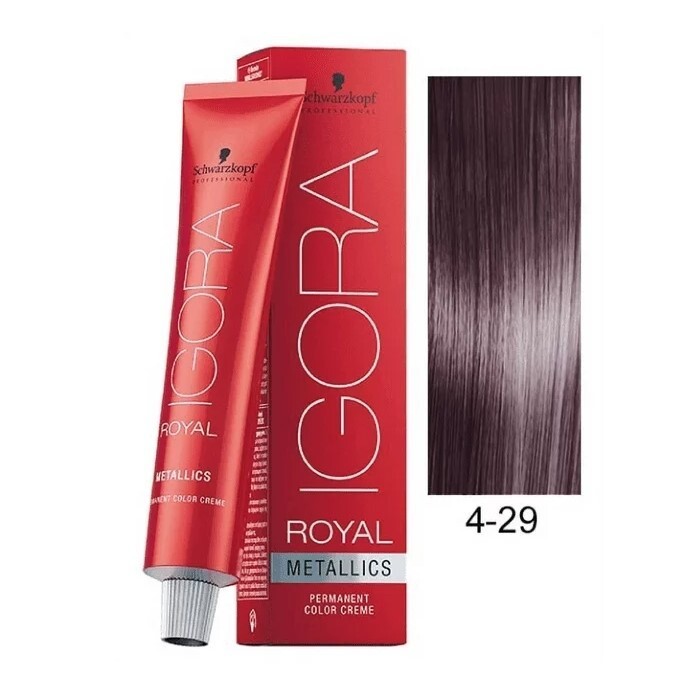 ポイポイ君  IGORA  カラーリング剤 90本セット Schwarzkopf Igora Royal Metallics 4-29 Medium Brown Ash Violet 2.1