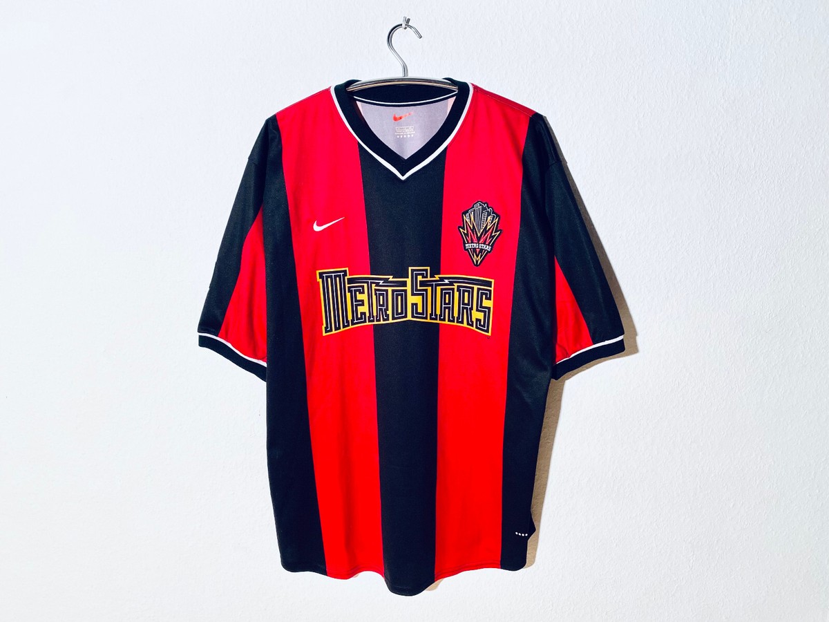 Vintage Nike Ny Nj Metrostars Jersey 2000/02 NEW YORK/NEW JERSEY