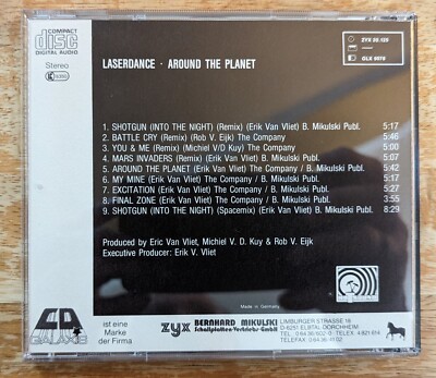 Laserdance- Around The Planet CD- CLASSIC ITALO DISCO! SYNTH-POP
