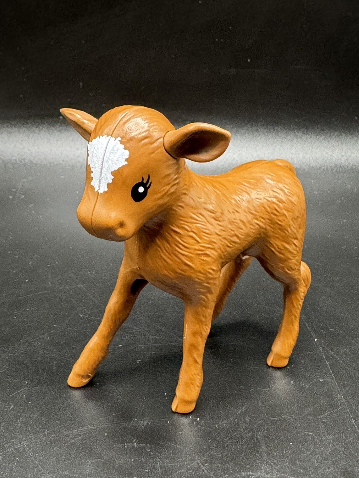 Barbie Sweet Orchard Farm Vet Brown Calf Cow Animal Figure B