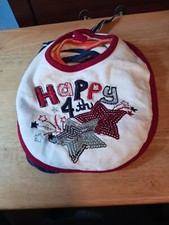 Lot of 6 Boy, Baby Bibs Smock Style Gently Used plus Bonus Free Shipping
