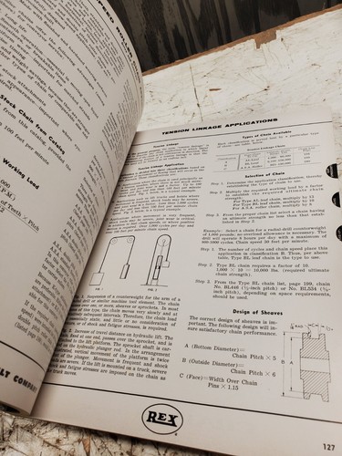 Chain Belt Co. Standard Merchandise Catalog 610 Chain Belt Co. Milwaukee 1957 - Picture 4 of 5