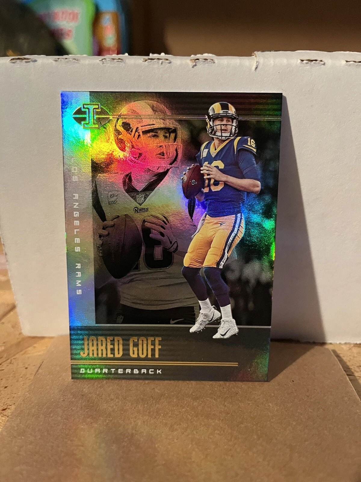 2019 Panini Illusions Football Jared Goff card #38 Los Angeles Rams