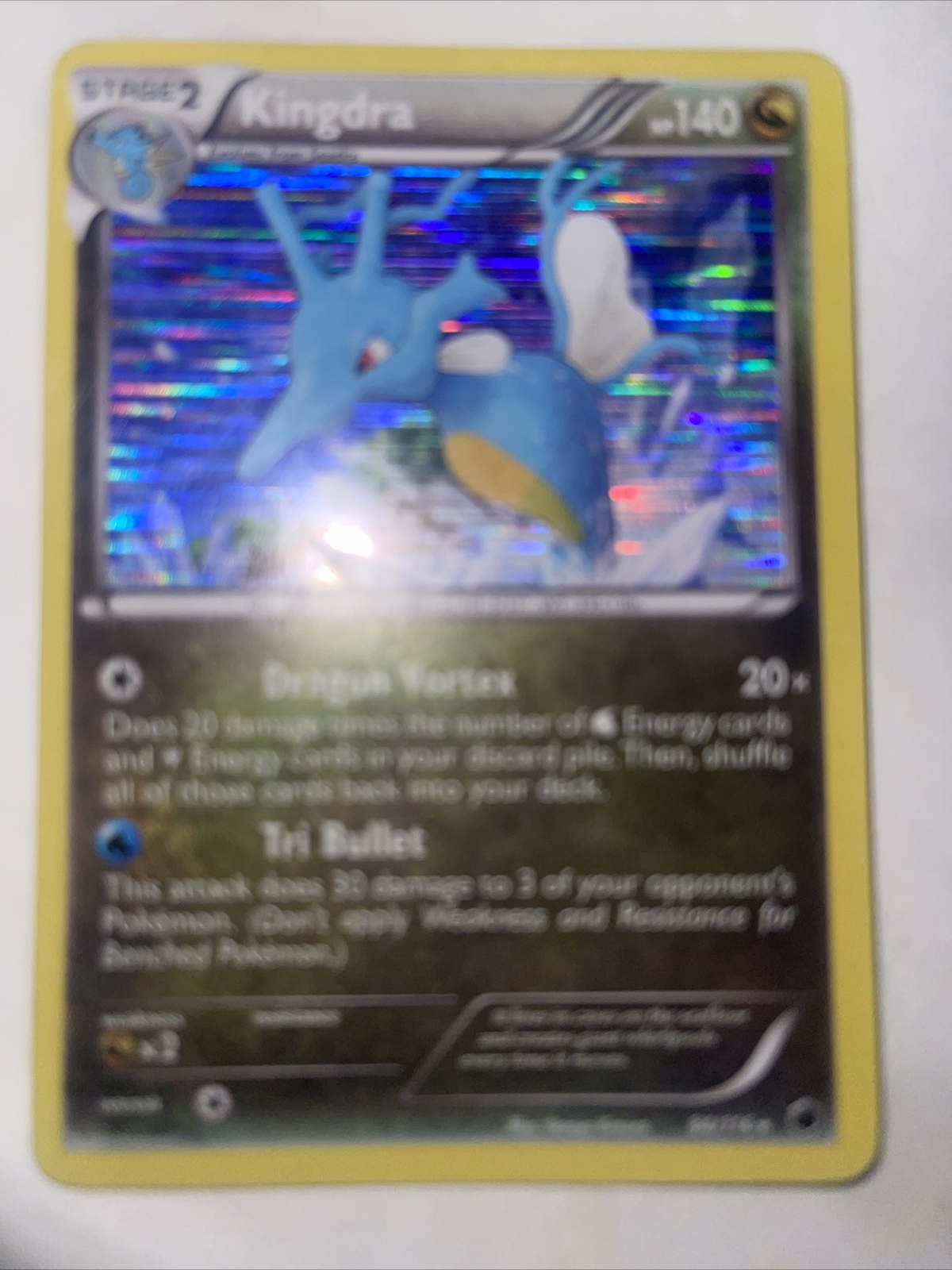 Pokémon TCG Kingdra Plasma Freeze 84/116 Reverse Holo Holo Rare
