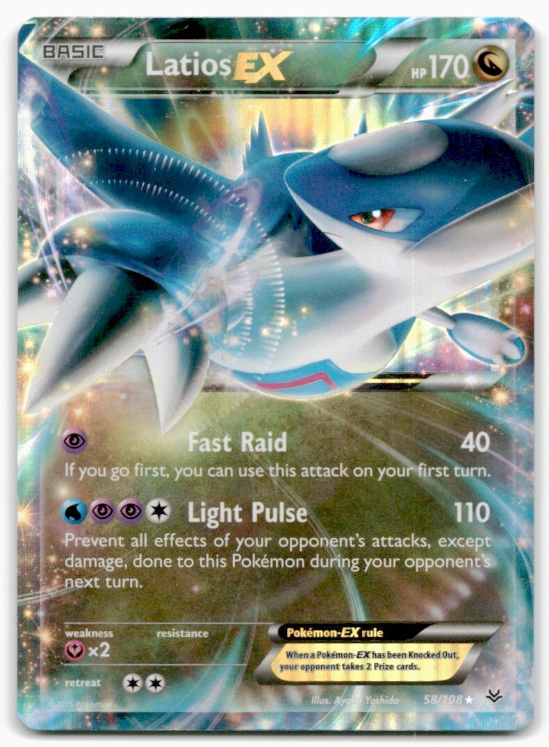 Pokemon Trading Card TCG Latios-EX #58 | eBay